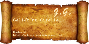 Gellért Gizella névjegykártya
