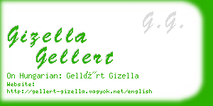 gizella gellert business card